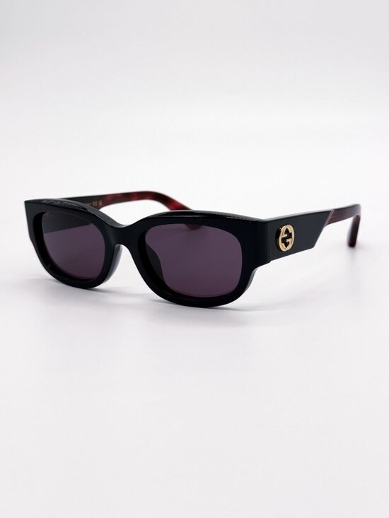 NEW GUCCI SUNGLASSES GG1667SK 003 BLACK/HAVANA SQUARE UNISEX GUCCI EYEWEAR main image 5